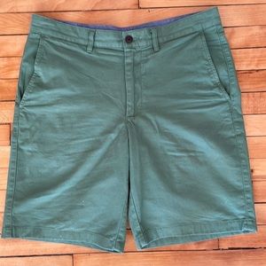 LL Bean Lakewashed Khaki Shorts - Light Everglade